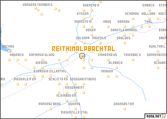 map of Reith im Alpbachtal