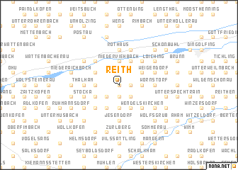 map of Reith