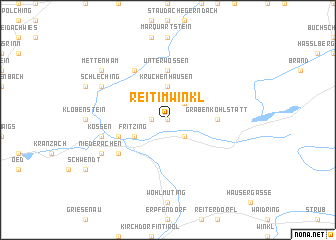 map of Reit im Winkl