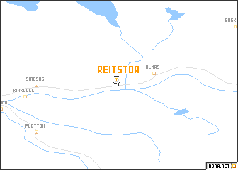 map of Reitstøa