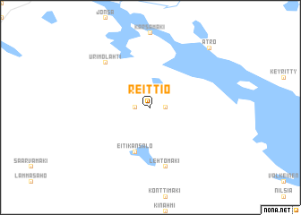 map of Reittiö