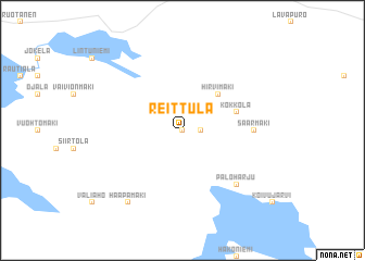 map of Reittula