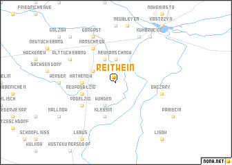 map of Reitwein