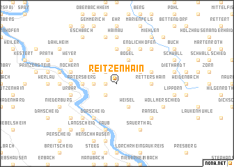 map of Reitzenhain