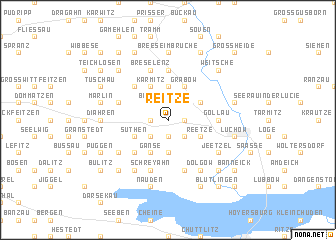 map of Reitze