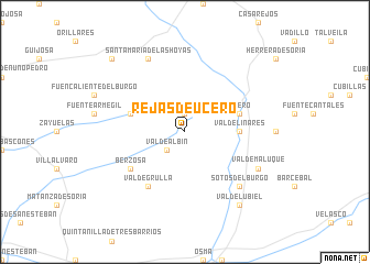 map of Rejas de Ucero