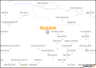 map of Rejdová