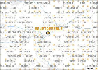 map of Rejet de Sèble