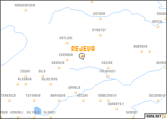 map of Rejeva