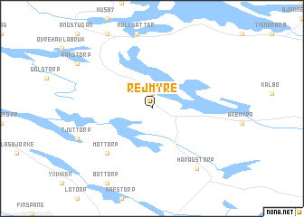 map of Rejmyre