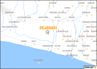 map of Rejosari