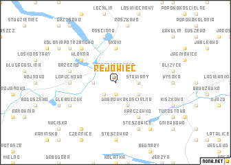 map of Rejowiec
