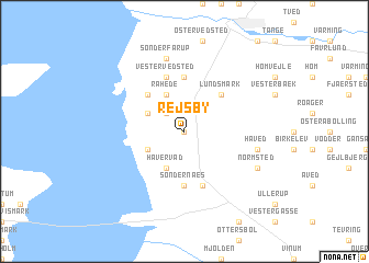 map of Rejsby