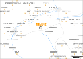 map of Rejvíz