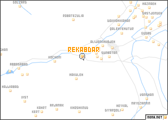 map of Rekābdār