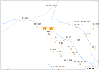 map of Rekāni