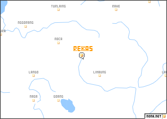 map of Rekas