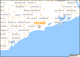map of Rekawa