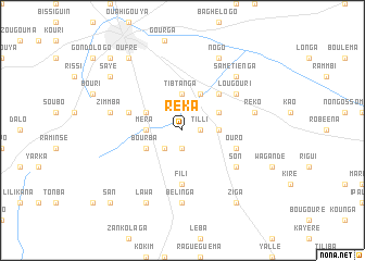 map of Rèka