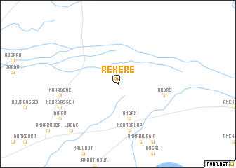 map of Rékéré