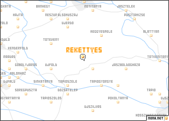 map of Rekettyés