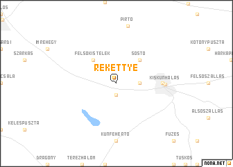 map of Rekettye