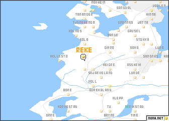 map of Reke