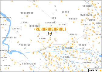 map of Rekhai Mena Kili