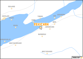 map of Rek-i-Chāh