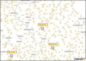 map of Rekići