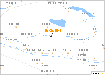 map of Rekijoki