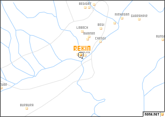 map of Rekin