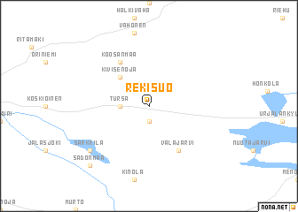 map of Rekisuo