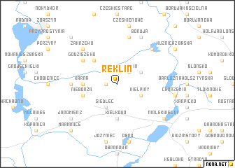 map of Reklin