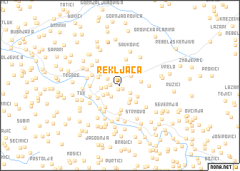 map of Rekljača