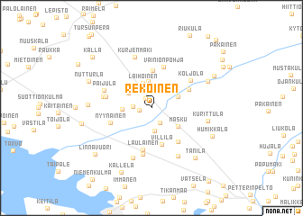 map of Rekoinen