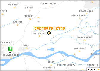 map of Rekonstruktor