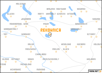 map of Rekownica