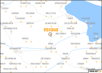 map of Rekowo