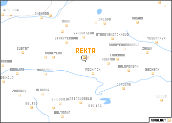 map of Rekta