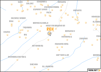 map of Rek