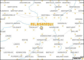 map of Relais-an-Roux