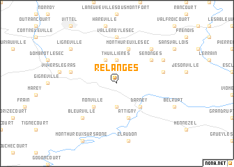 map of Relanges