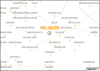 map of Relíquias