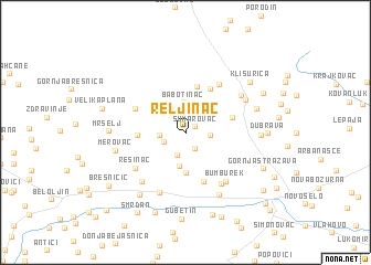 map of Reljinac