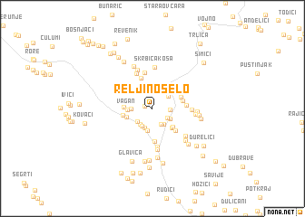 map of Reljino Selo