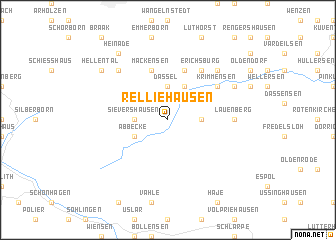 map of Relliehausen