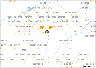 map of Relloso