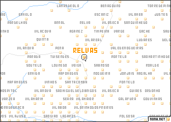 map of Relvas