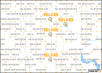 map of Relvas